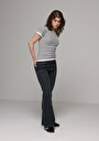 thumb-Afficher les détails de 791 Monica Pantalon    En Jean Regular Fit Femme