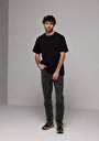 thumb-Afficher les détails de T-shirt À Manches Courtes Noir Comfort Fit Droit Homme