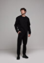 thumb-Afficher les détails de Pantalon De Survêtement Noir Regular Fit Homme