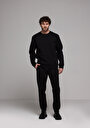 thumb-Afficher les détails de Pantalon De Survêtement Noir Regular Fit Homme
