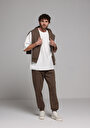thumb-Afficher les détails de Pantalon De Survêtement Marron Regular Fit Homme