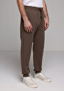 thumb-Afficher les détails de Pantalon De Survêtement Marron Regular Fit Homme