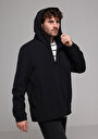 thumb-Afficher les détails de Imperméable Noir Regular Fit Homme