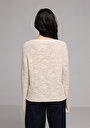 thumb-Afficher les détails de Pull Ecru Regular Fit Manches Longues  Femme