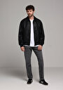 thumb-Afficher les détails de Veste Pu Noir   Regular Fit Homme