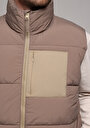 thumb-Afficher les détails de Gilet Marron Regular Fit Homme