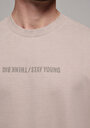 thumb-Afficher les détails de T-shirt À Manches Courtes Blanc Comfort Fit Droit Homme