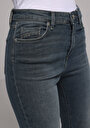 thumb-Afficher les détails de 792 Mila Pantalon    En Jean Regular Fit Femme