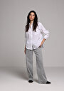 thumb-Afficher les détails de 970 Berry Pantalon    En Jean Regular Fit Femme