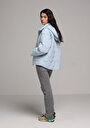 thumb-Afficher les détails de Veste Bleu Regular Fit Manches Longues  Matelassé Femme