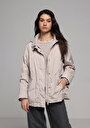 thumb-Afficher les détails de Imperméable Beige Regular Fit Femme