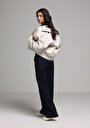 thumb-Afficher les détails de Veste Pu Ecru Manches Longues  Regular Fit Femme