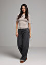thumb-Afficher les détails de Tricoter Beige Slim Fit  Femme