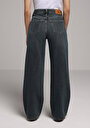 thumb-Afficher les détails de 970 Berry Pantalon    En Jean Regular Fit Femme