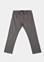 thumb-Afficher les détails de Pantalon Kaki Straight Leg Medium Rise En Sergé Regular Fit Homme