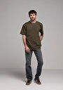 thumb-Afficher les détails de T-shirt À Manches Courtes Vert Comfort Fit Droit Homme