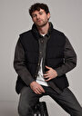 thumb-Afficher les détails de Gilet Noir Regular Fit Homme