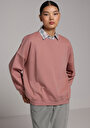 thumb-Afficher les détails de Pull-over Rose Relax Fit  Femme