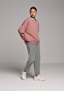 thumb-Afficher les détails de Pull-over Rose Relax Fit  Femme
