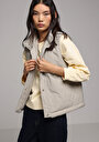 thumb-Afficher les détails de Gilet Vert Regular Fit Femme