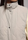 thumb-Afficher les détails de Gilet Vert Regular Fit Femme