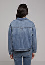 thumb-Afficher les détails de Veste De Blazer  Oversize Fit Manches Courtes  Femme