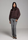 thumb-Afficher les détails de Pull-over Marron Relax Fit  Femme