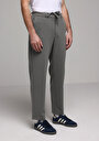 thumb-Afficher les détails de Pantalon Vert Straight Leg Medium Rise En Verrouillage Regular Fit Homme
