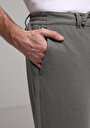 thumb-Afficher les détails de Pantalon Vert Straight Leg Medium Rise En Verrouillage Regular Fit Homme
