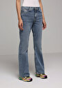 thumb-Afficher les détails de 791 Monica Pantalon    En Jean Regular Fit Femme