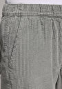 thumb-Afficher les détails de Pantalon Vert Düz Paça Low Rise En Velours Regular Fit Femme