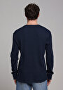 thumb-Afficher les détails de T-shirt À Manches Longues Bleu Regular Fit  Homme