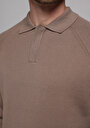 thumb-Afficher les détails de Pull Marron Regular Fit Manches Longues  Homme