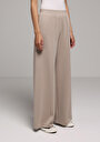 thumb-Afficher les détails de Pantalon De Survêtement Beige Regular Fit Femme
