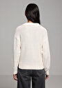 thumb-Afficher les détails de Pull Blanc Regular Fit Manches Longues  Femme