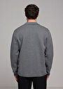 thumb-Afficher les détails de Cardigan Tricot Gris Regular Fit Homme