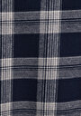 thumb-Afficher les détails de Chemise À Manches Longues Marine Regular Fit Plaid Sergé Homme