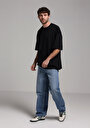 thumb-Afficher les détails de 081 Ross Pantalon  Loose Leg Medium Rise En Jean Relaxed Fit Homme