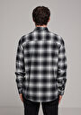 thumb-Afficher les détails de Chemise À Manches Longues Marine Regular Fit Plaid Sergé Homme