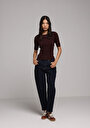 thumb-Afficher les détails de Tricot Bordeaux Slim Fit  Femme
