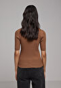 thumb-Afficher les détails de Tricot Marron Slim Fit  Femme