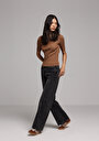 thumb-Afficher les détails de Tricot Marron Slim Fit  Femme