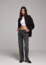 thumb-Afficher les détails de 880 Elisa Pantalon    En Jean Straight Fit Femme