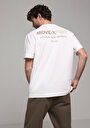 thumb-Afficher les détails de T-shirt À Manches Courtes Blanc Comfort Fit Droit Homme