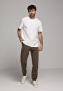 thumb-Afficher les détails de T-shirt À Manches Courtes Blanc Comfort Fit Droit Homme