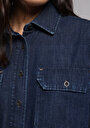 thumb-Afficher les détails de Chemise À Manches Longues  Regular Fit Droit Jean Femme