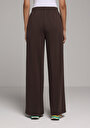 thumb-Afficher les détails de Pantalon De Survêtement Marron Regular Fit Femme