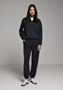 thumb-Afficher les détails de Pantalon De Survêtement Anthracite Regular Fit Femme