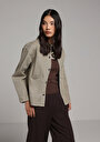 thumb-Afficher les détails de Vert Regular Fit Gabardine Femme