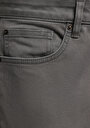 thumb-Afficher les détails de Pantalon Kaki Straight Leg Medium Rise En Sergé Regular Fit Homme